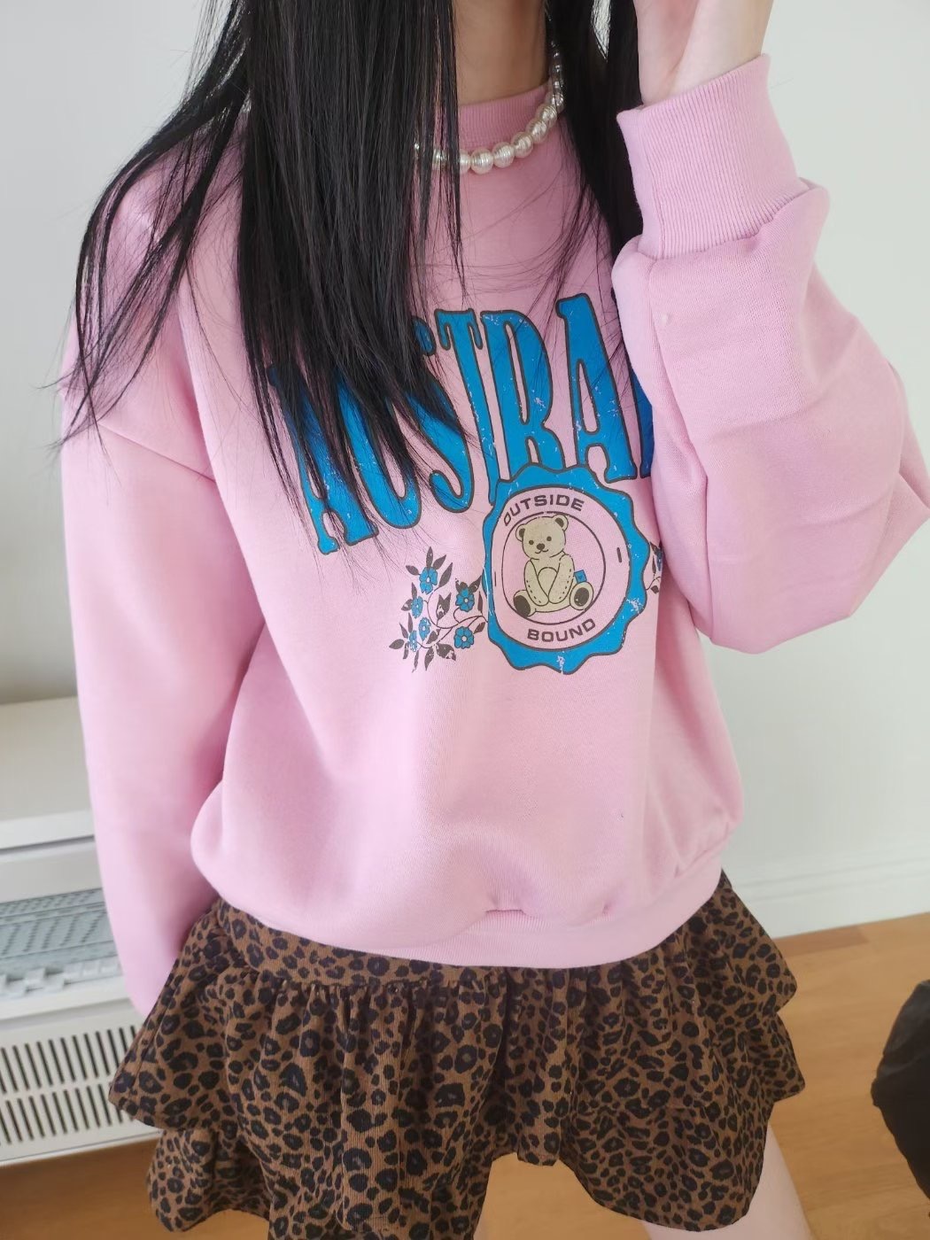 LAYERING韓國代購㊣女裝新品時尚26春夏推薦熱賣人氣職業衛衣LAYERING衛衣圖色2