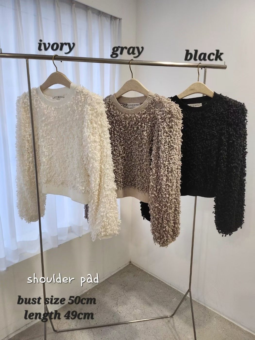 LAYERING東大門直郵㊣女士新款真品熱賣時尚職業人氣針織衫LAYERING針織衫