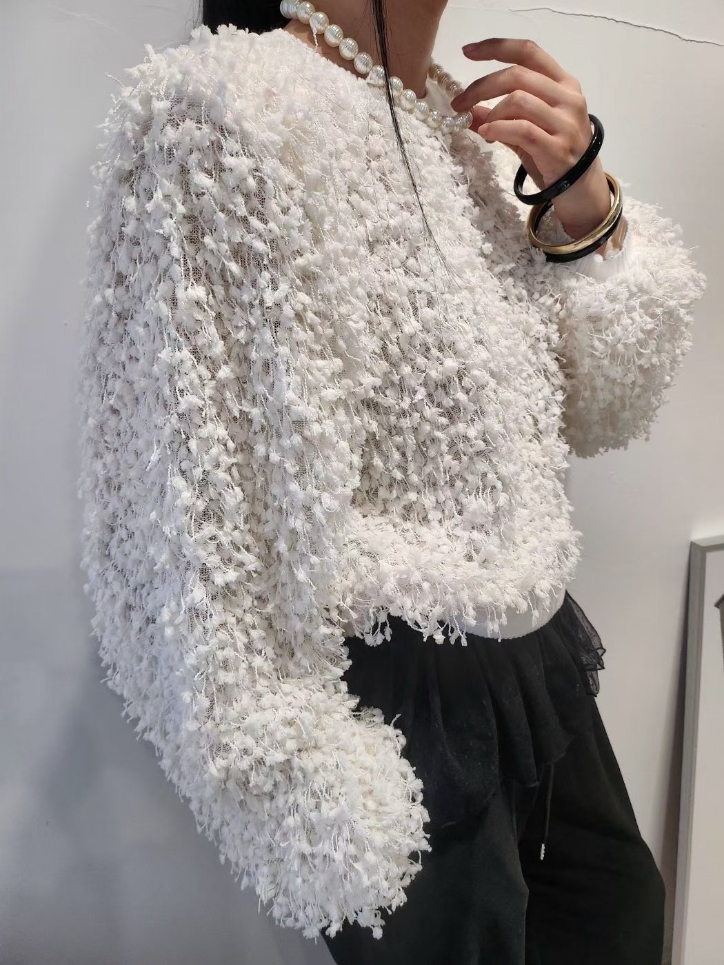 LAYERING東大門直郵㊣女士新款真品熱賣時尚職業人氣針織衫LAYERING針織衫圖色3