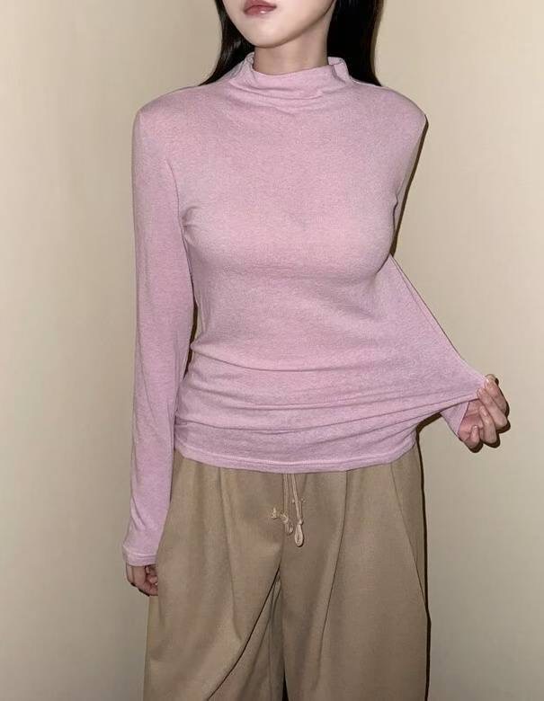 JOA㊣東大門實拍女裝新款推薦26春夏人氣休閑長袖T恤安哥拉JOA長袖T恤