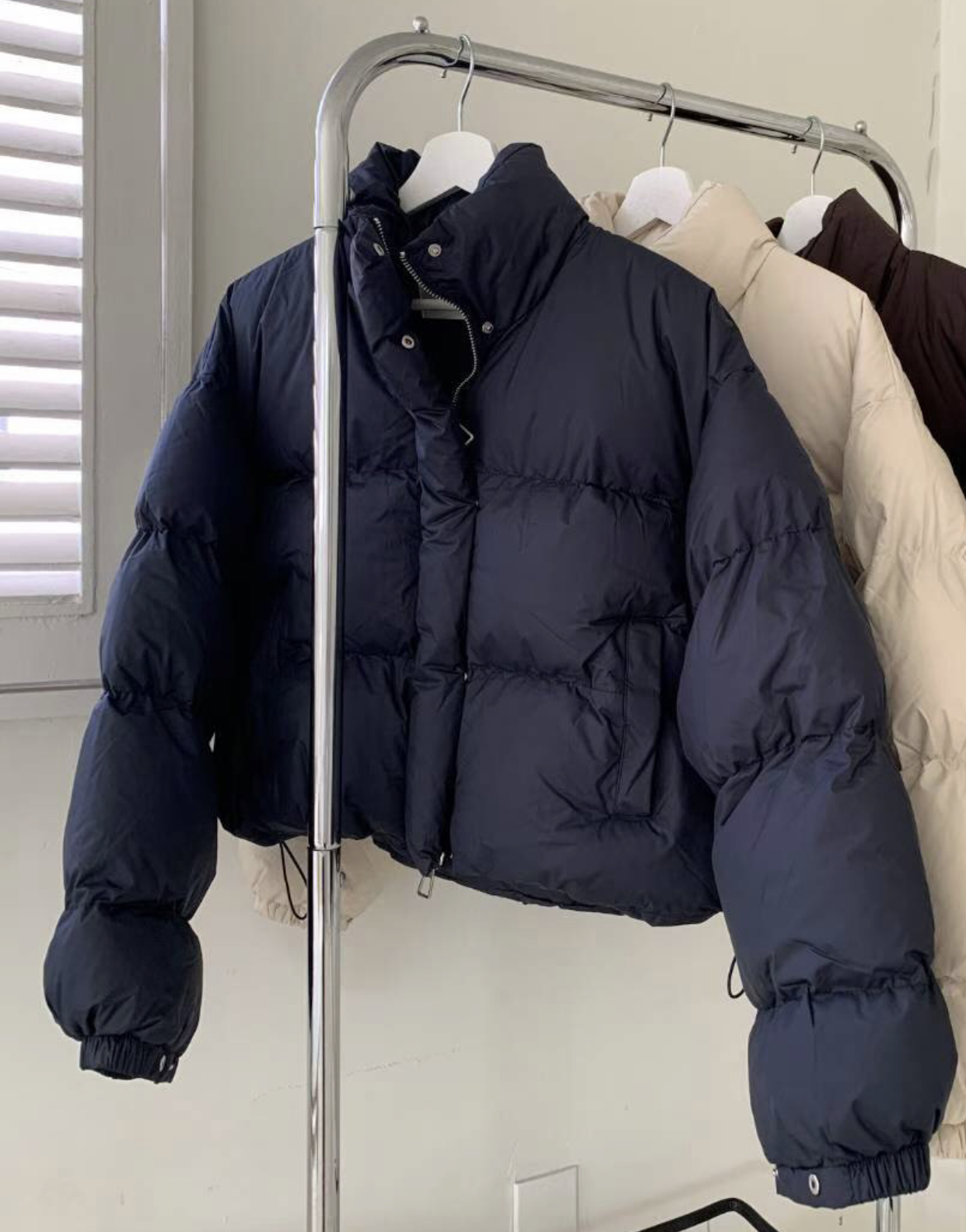 JOA東大門直郵㊣女裝新品時尚人氣真品26春夏熱賣短款棉服填充JOA短款棉服圖色1