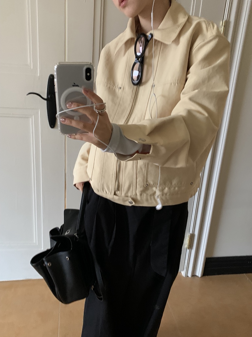 SUNDER MARKET㊣東大門實拍女裝新款26春夏人氣時尚熱賣夾克SUNDER MARKET夾克