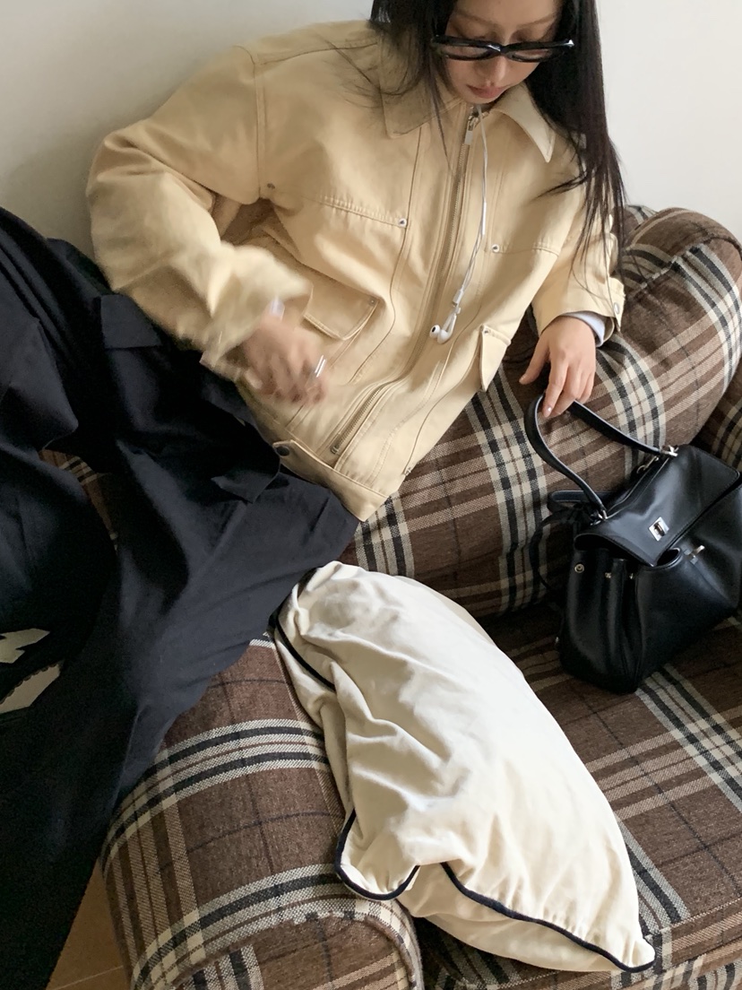 SUNDER MARKET㊣東大門實拍女裝新款26春夏人氣時尚熱賣夾克SUNDER MARKET夾克