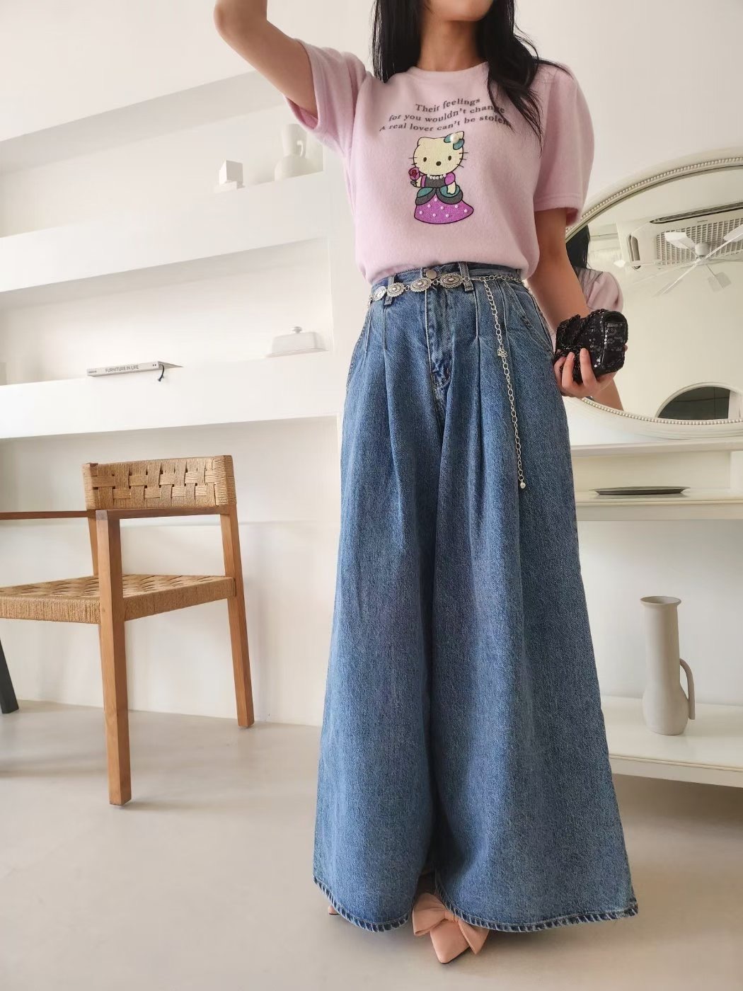 LAYERING㊣東大門代購女裝新款真品人氣休閑26春夏職業熱賣T恤LAYERINGT恤