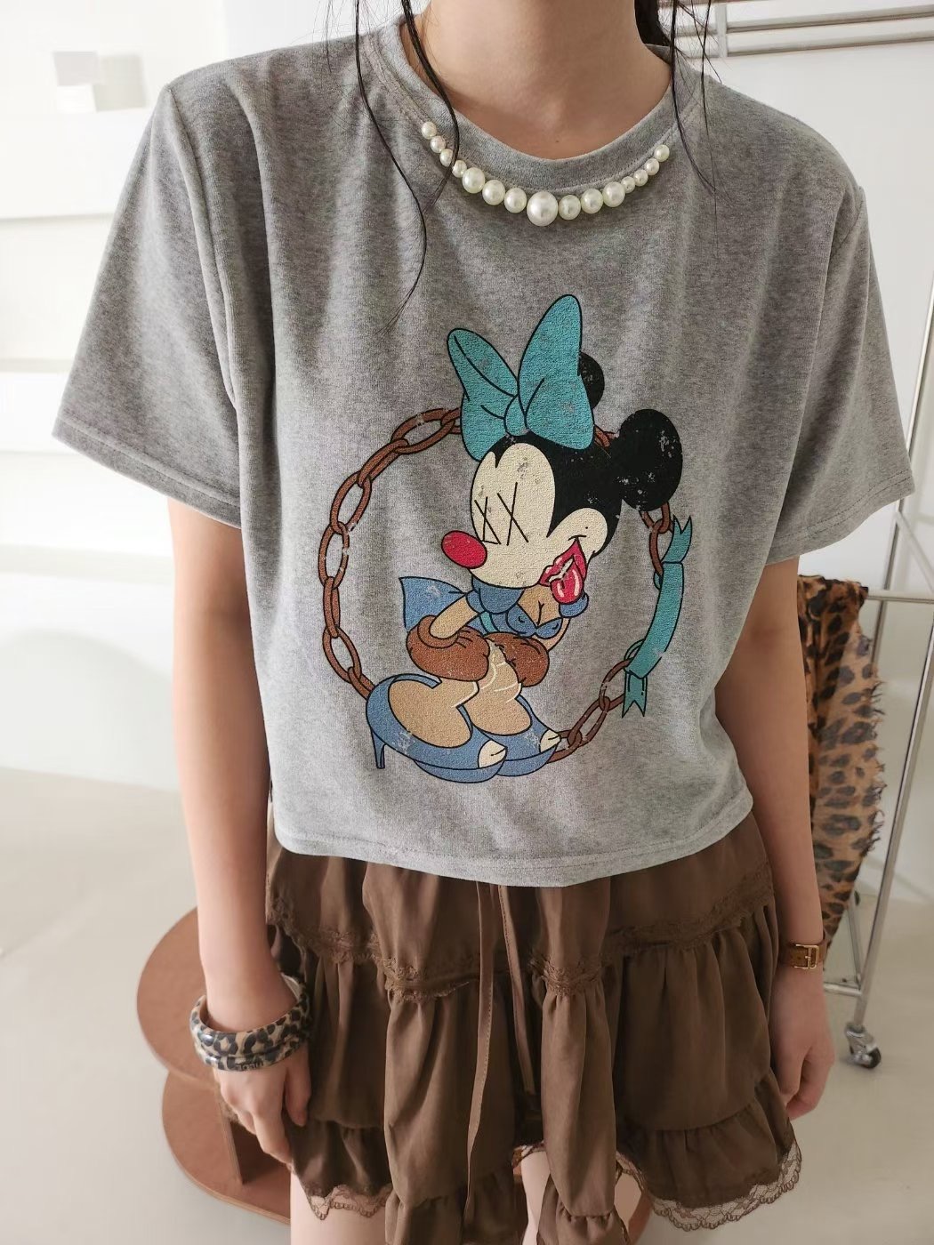 LAYERING韓國直郵㊣女裝新款真品職業休閑人氣熱賣推薦26春夏T恤LAYERINGT恤圖色4