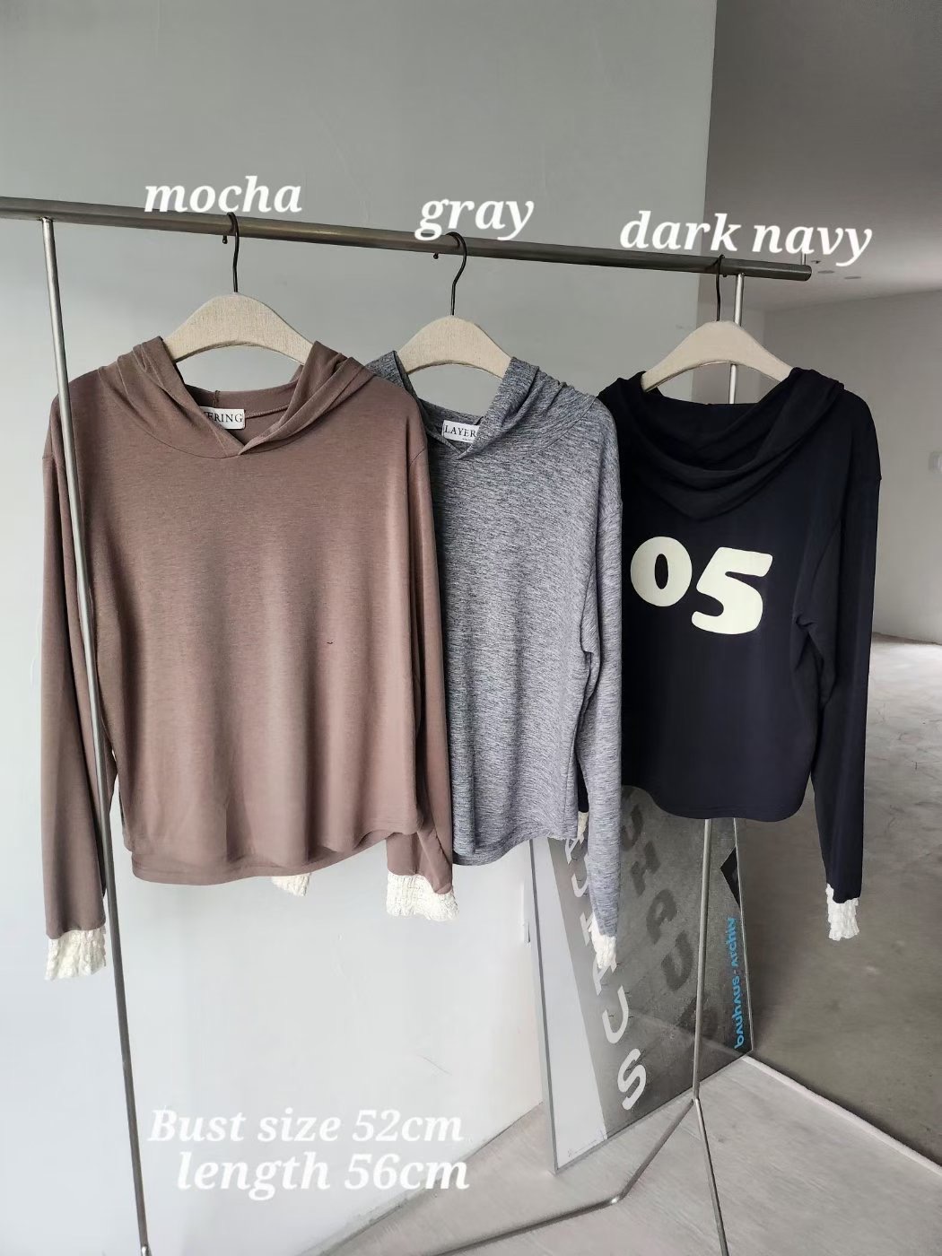 LAYERING韓國代購㊣女裝新款26春夏職業真品休閑長袖T恤兜帽LAYERING長袖T恤