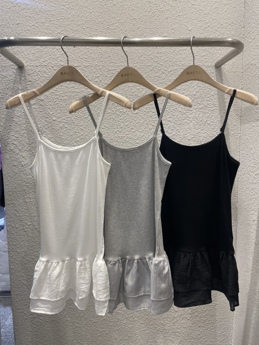 BABEL韓國直郵㊣女士新品時尚人氣休閑熱賣26春夏真品吊帶背心BABEL吊帶/背心