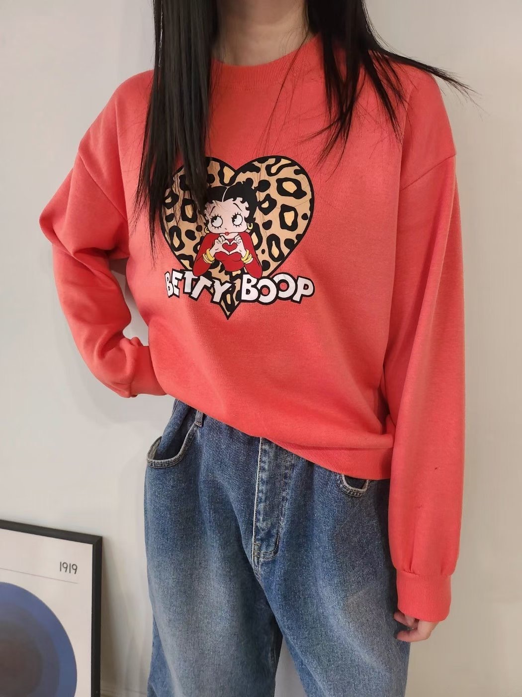 LAYERING㊣東大門實拍女裝新款推薦職業人氣熱賣真品休閑衛衣LAYERING衛衣圖色1