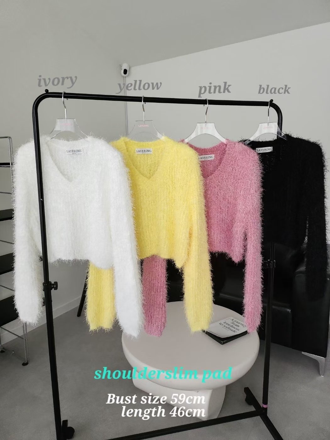 LAYERING韓國直郵㊣女士新款熱賣職業推薦休閑人氣真品針織衫LAYERING針織衫