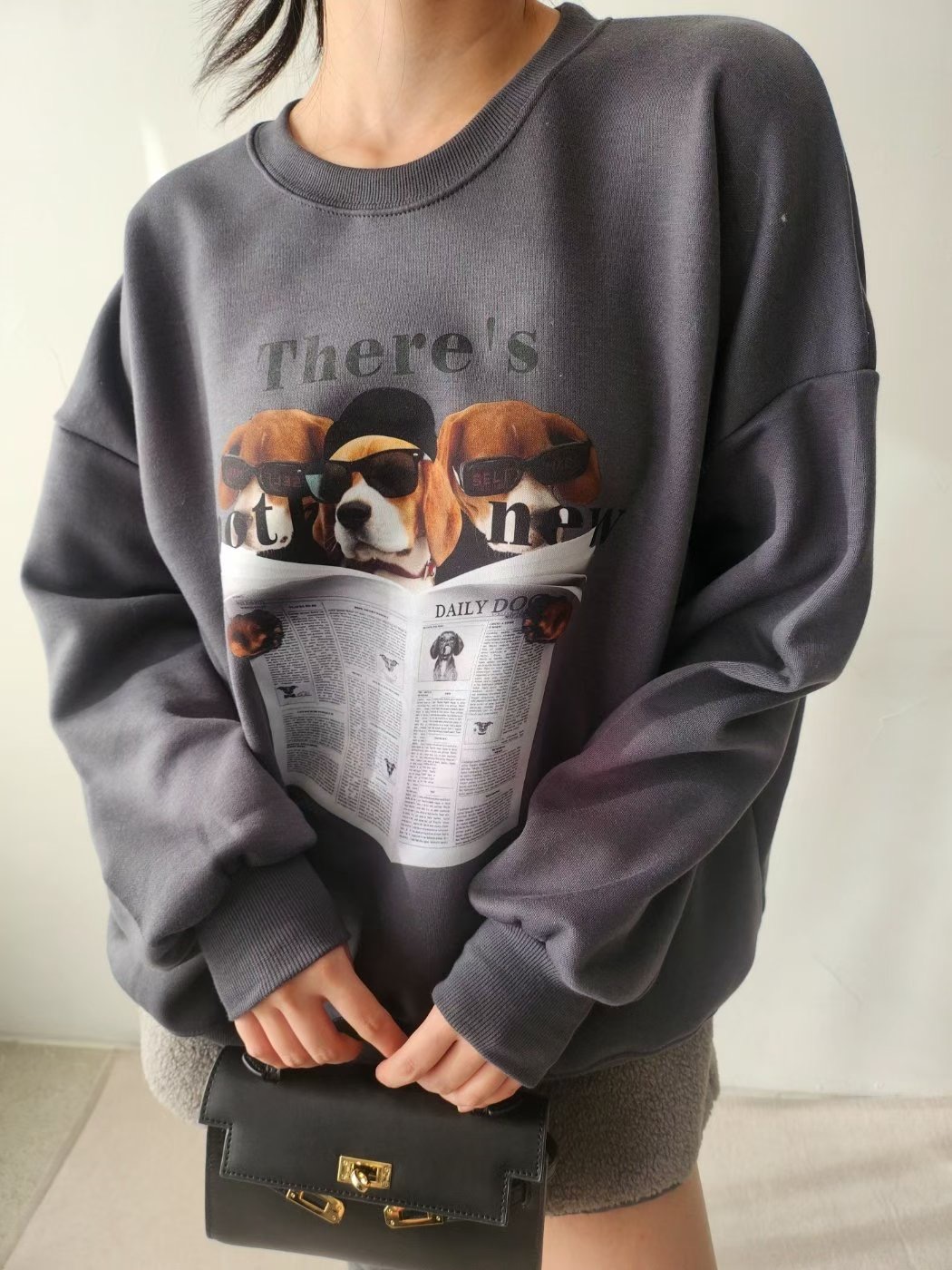 LAYERING東大門直郵㊣女裝新款熱賣26春夏職業人氣休閑衛衣LAYERING衛衣圖色3