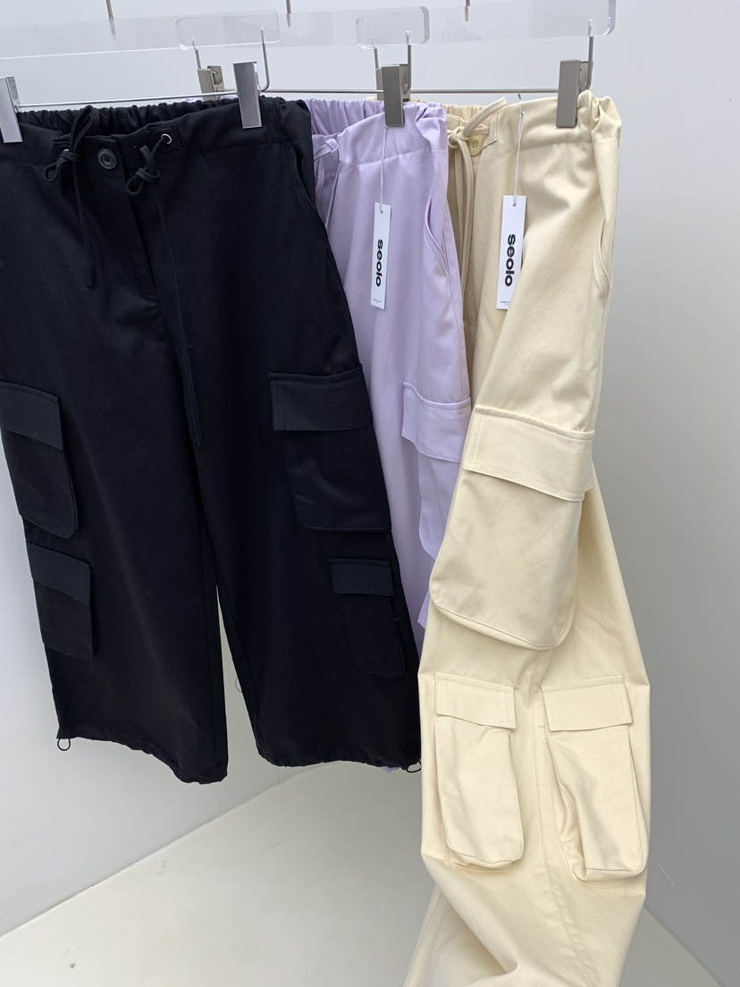 SEOLO東大門直郵㊣女裝新品休閑真品時尚人氣26春夏熱賣休閑褲Seolo seoul休閑褲