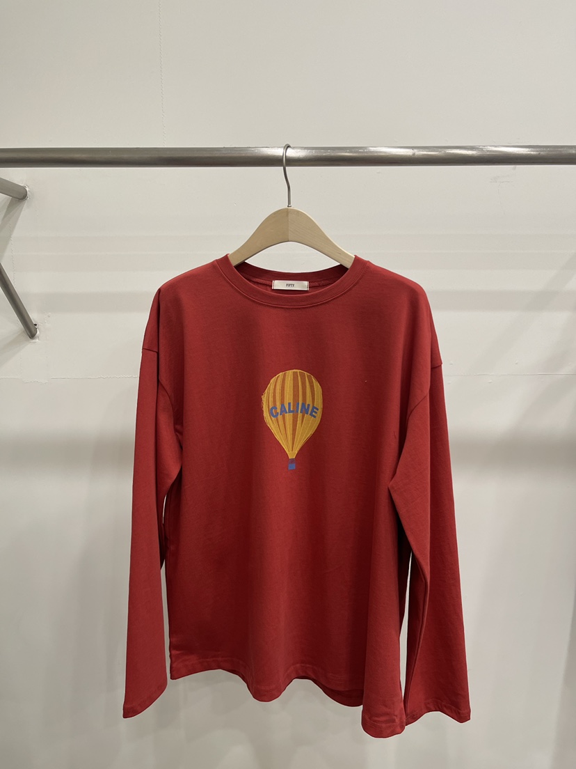 FIFTY韓國代購㊣女裝新款休閑時尚職業人氣推薦長袖T恤春款FIFTY長袖T恤圖色3