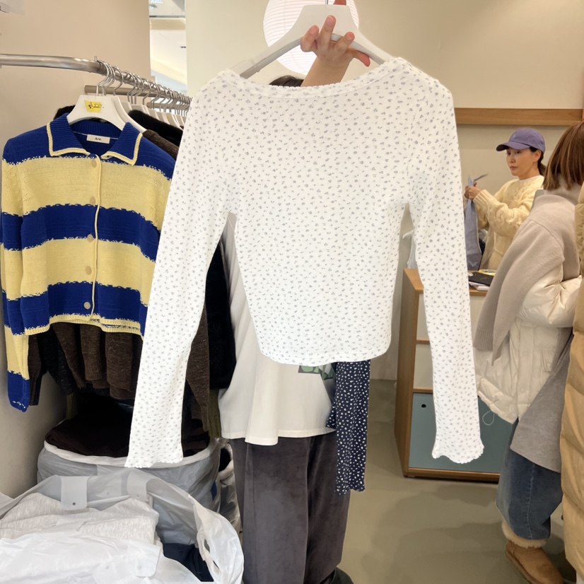 ARE東大門直郵㊣女士新款熱賣職業人氣真品時尚26春夏長袖T恤ARE YOU/ARE長袖T恤