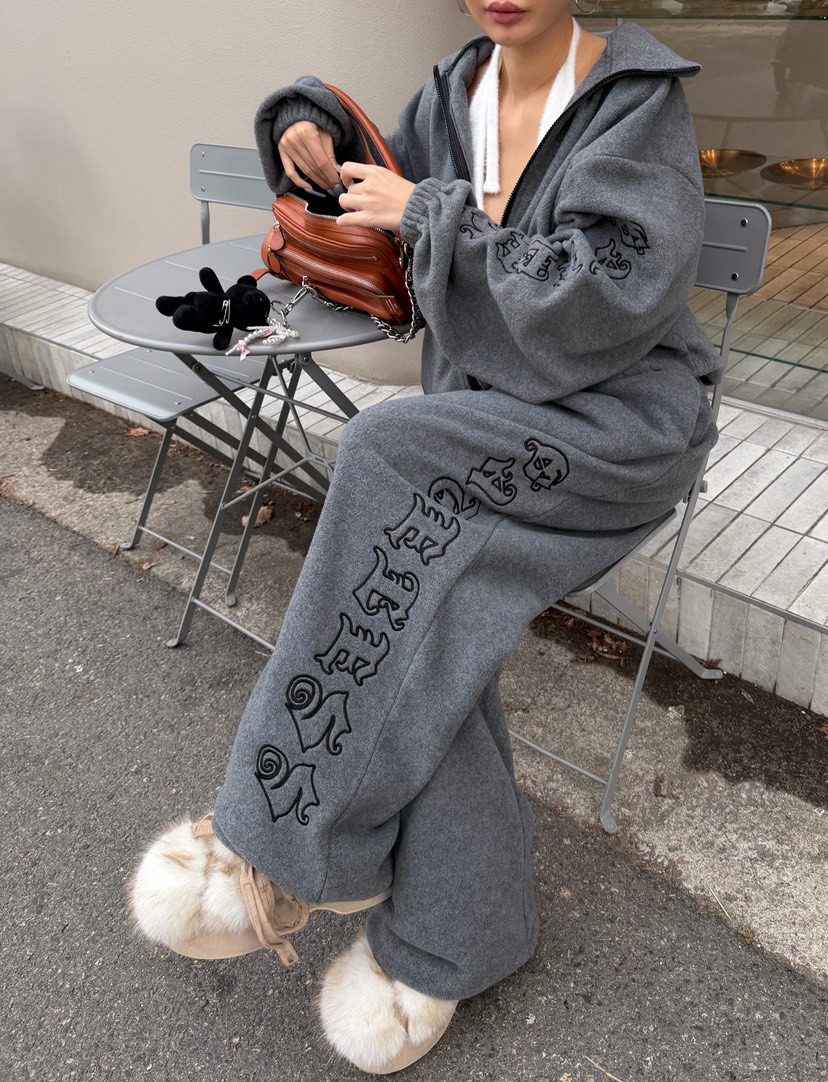 GATELESS東大門直郵㊣女裝新款推薦26春夏時尚職業休閑褲抓絨GATELESS休閑褲