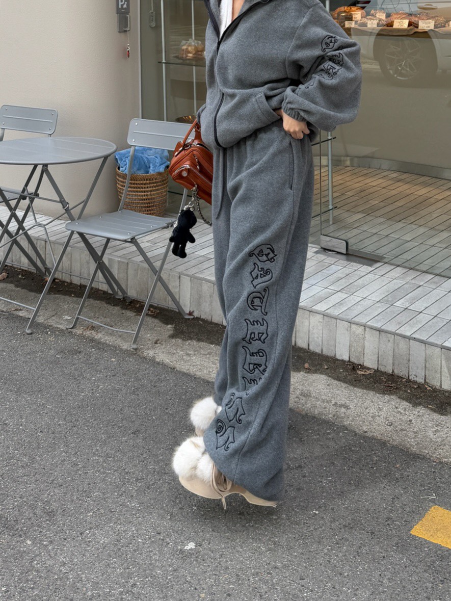 GATELESS東大門直郵㊣女裝新款推薦26春夏時尚職業休閑褲抓絨GATELESS休閑褲