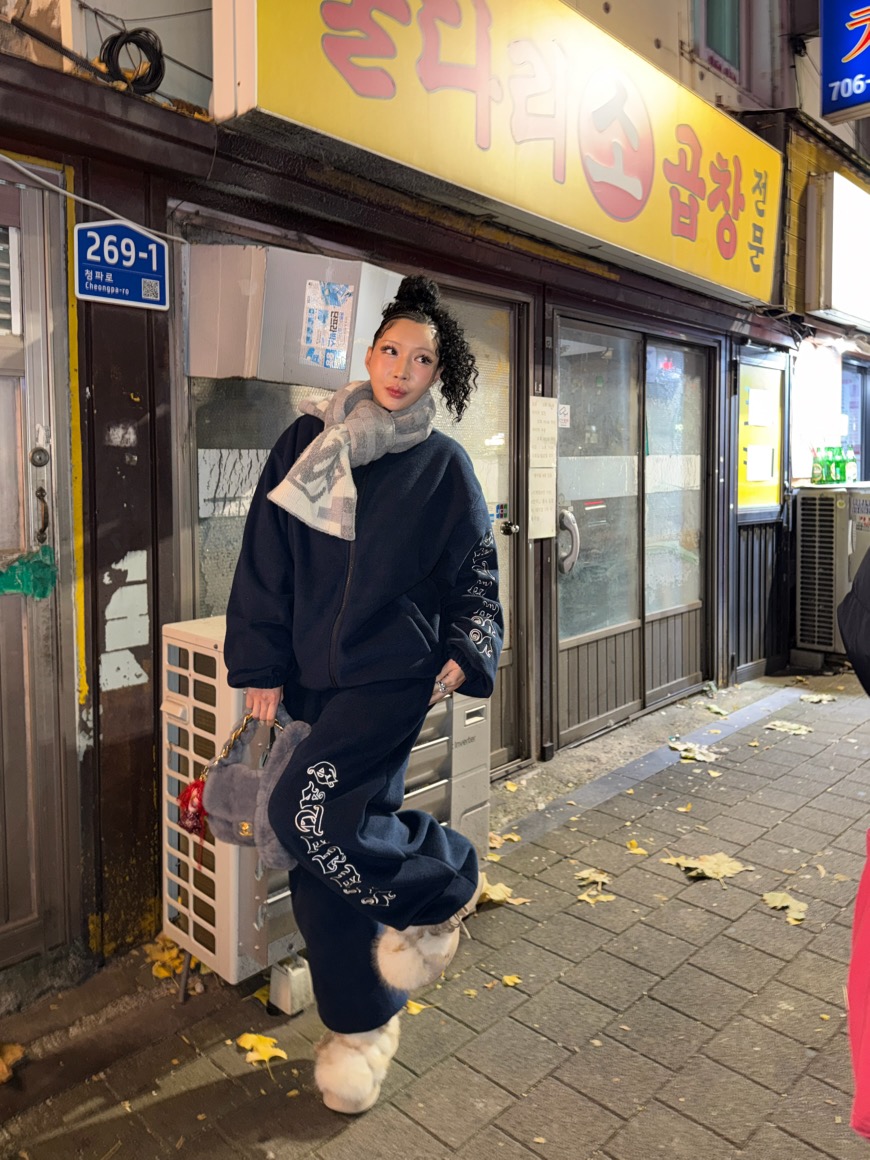 GATELESS東大門直郵㊣女裝新款推薦26春夏時尚職業休閑褲抓絨GATELESS休閑褲