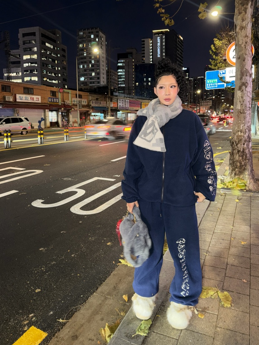 GATELESS東大門直郵㊣女裝新款推薦26春夏時尚職業休閑褲抓絨GATELESS休閑褲