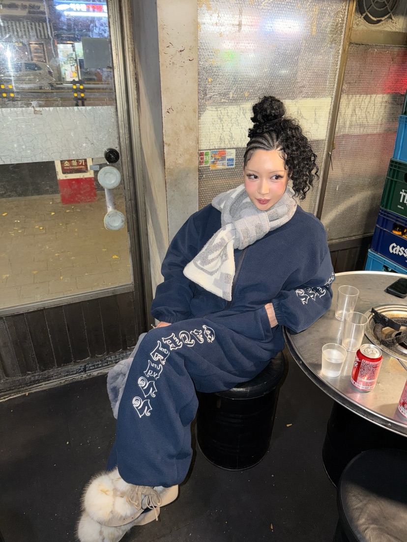 GATELESS東大門直郵㊣女裝新款推薦26春夏時尚職業休閑褲抓絨GATELESS休閑褲