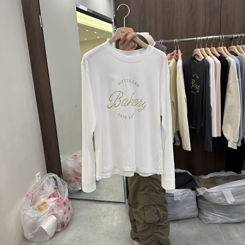 URBANSTORY/REMAKING㊣東大門代購女士新品時尚長袖T恤春款Remaking/URBANSTORY長袖T恤圖色1