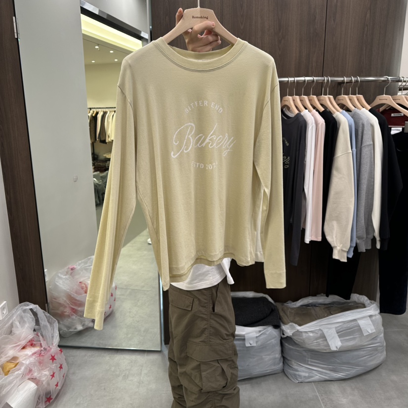 URBANSTORY/REMAKING㊣東大門代購女士新品時尚長袖T恤春款Remaking/URBANSTORY長袖T恤圖色2