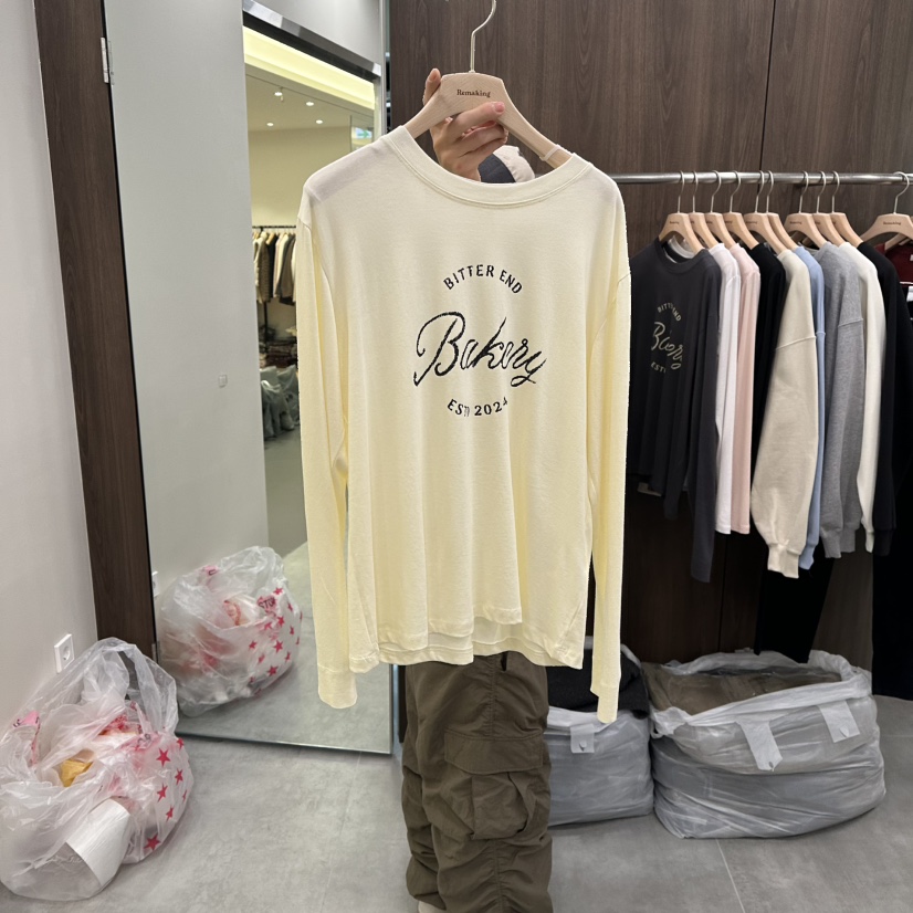 URBANSTORY/REMAKING㊣東大門代購女士新品時尚長袖T恤春款Remaking/URBANSTORY長袖T恤圖色3