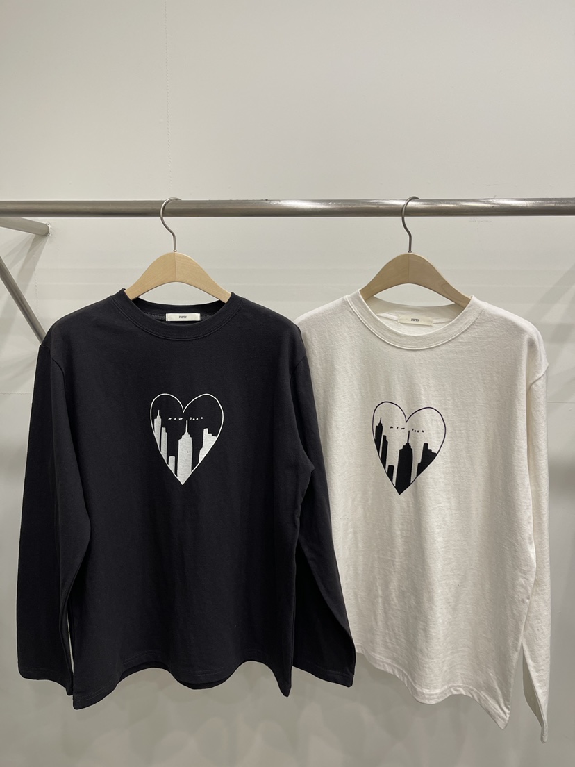 FIFTY韓國直郵㊣女裝新品推薦人氣26春夏時尚真品長袖T恤春款FIFTY長袖T恤