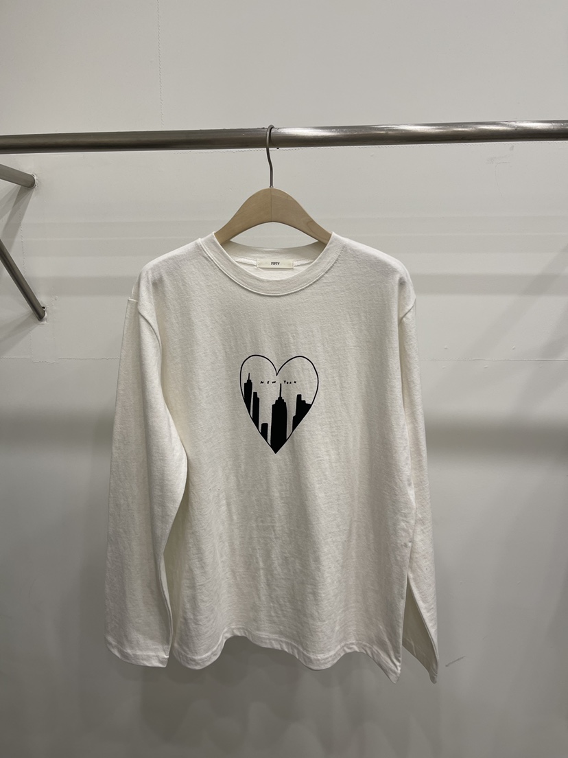 FIFTY韓國直郵㊣女裝新品推薦人氣26春夏時尚真品長袖T恤春款FIFTY長袖T恤圖色1