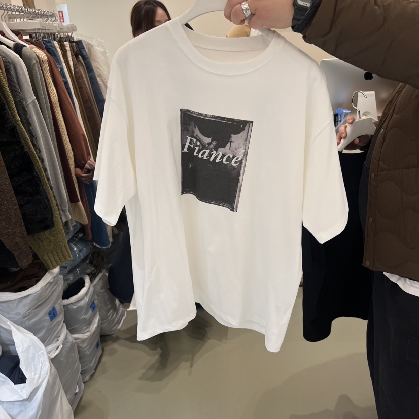 ARE㊣東大門實拍女裝新品推薦真品人氣休閑熱賣26春夏職業T恤ARE YOU/ARET恤圖色2