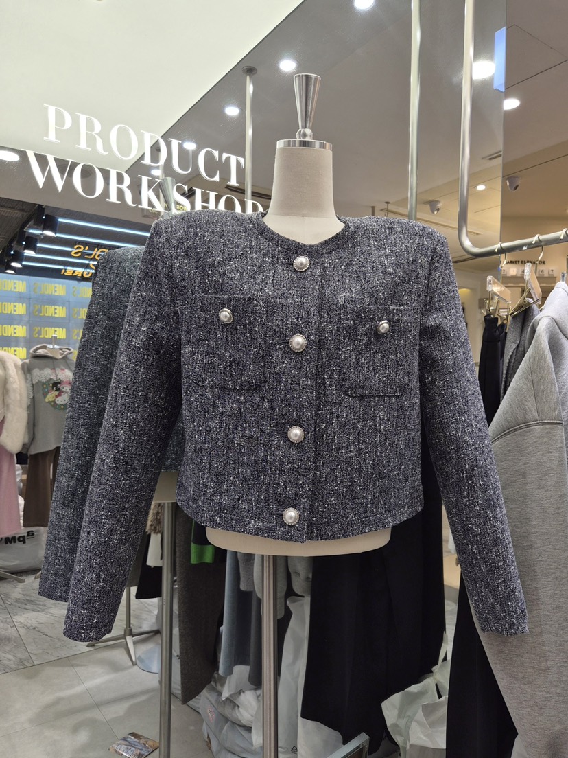 WORK SHOP㊣東大門代購女士新款熱賣26春夏真品休閑夾克春款Work_shop夾克圖色2