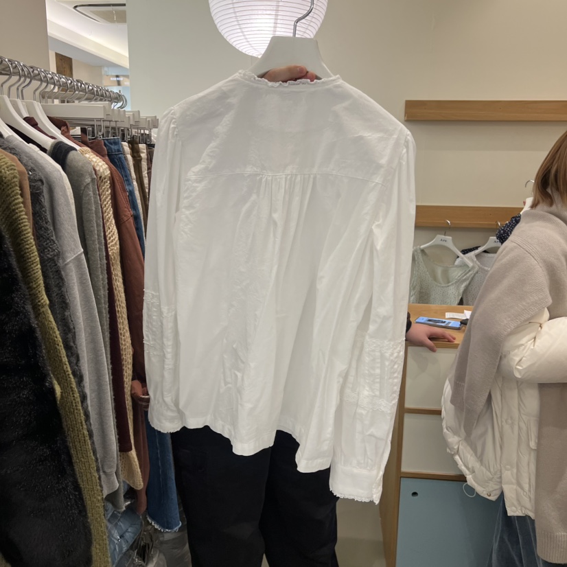 ARE㊣東大門實拍女裝新品推薦職業熱賣人氣時尚襯衫蕾絲衫褶裥ARE YOU/ARE襯衫/蕾絲衫