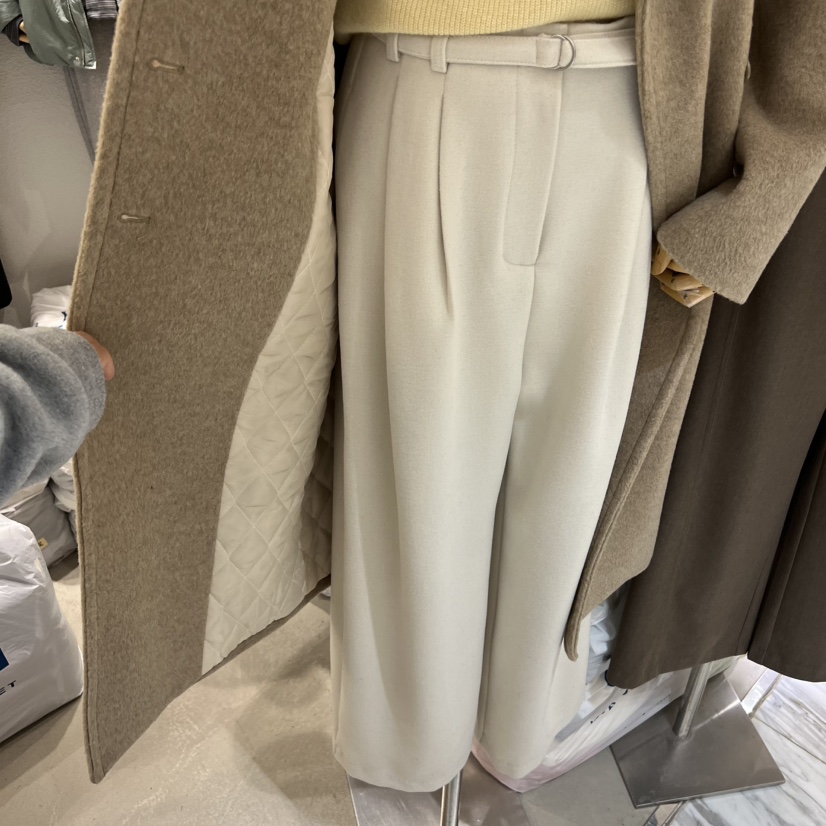 SENDTWO東大門直郵㊣女裝新款時尚休閑人氣休閑褲含腰帶系帶SENDTWO休閑褲圖色1