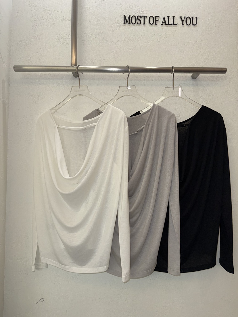 MOST OF ALL U韓國直郵㊣女裝新款26春夏熱賣人氣長袖T恤MOST OF ALL U長袖T恤