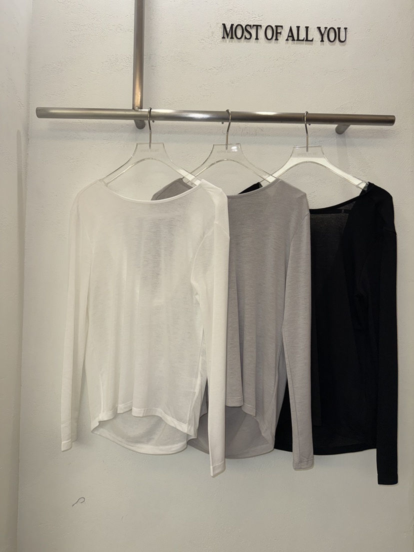 MOST OF ALL U韓國直郵㊣女裝新款26春夏熱賣人氣長袖T恤MOST OF ALL U長袖T恤