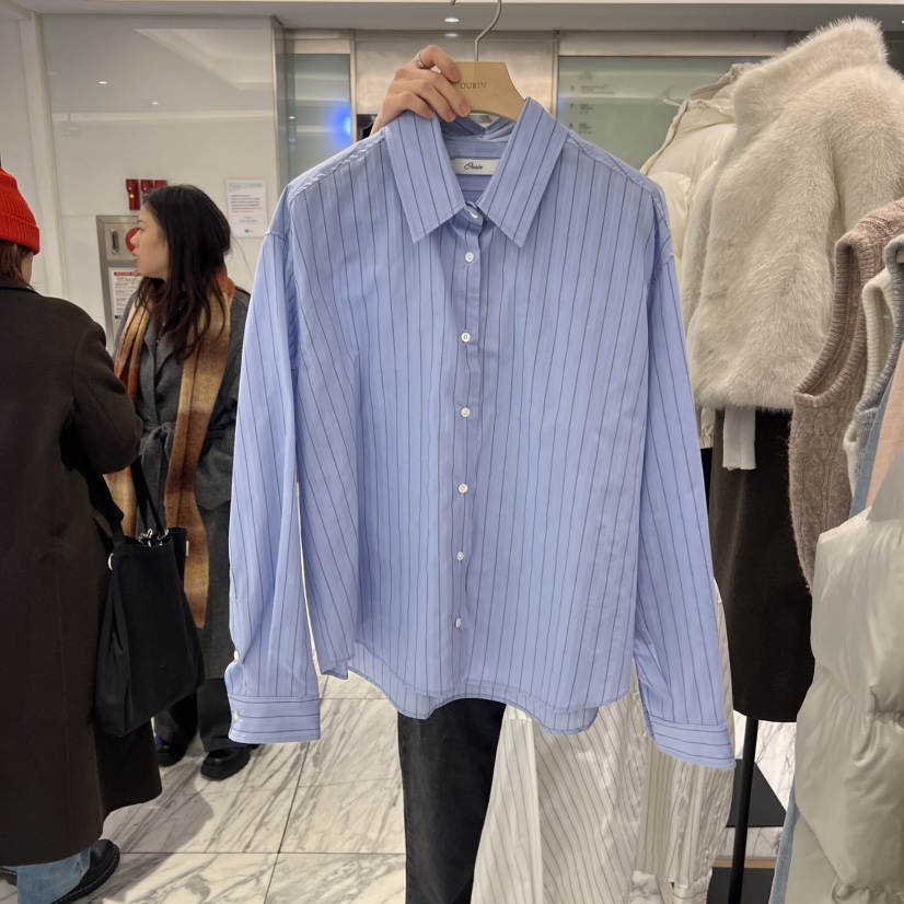 OURIN/THIS IS韓國直郵㊣女裝新款熱賣職業時尚襯衫蕾絲衫OURIN/THIS IS襯衫/蕾絲衫圖色1