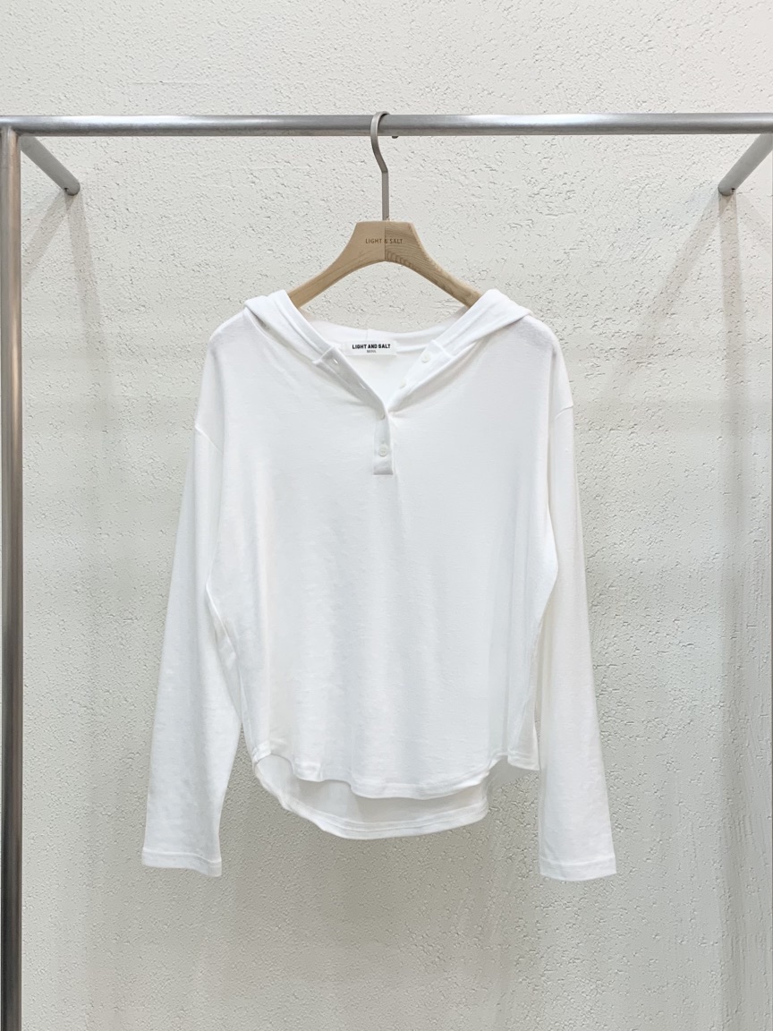 LIGHT AND SALT㊣東大門代購女裝新品熱賣長袖T恤連帽衫春款LIGHT AND SALT長袖T恤圖色1