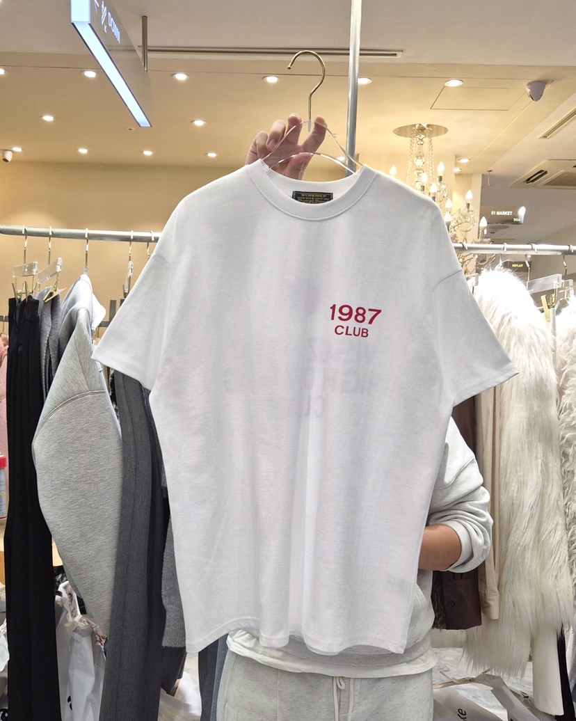 WORK SHOP東大門直郵㊣女士新品時尚休閑真品人氣26春夏T恤春款Work_shopT恤圖色1