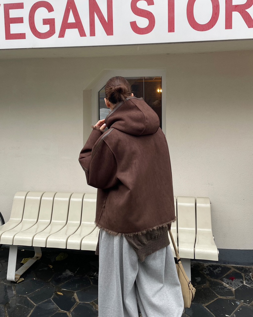 D2/A2韓國直郵㊣女裝新款熱賣時尚26春夏短款大衣羊毛雙面D2/A2短款大衣