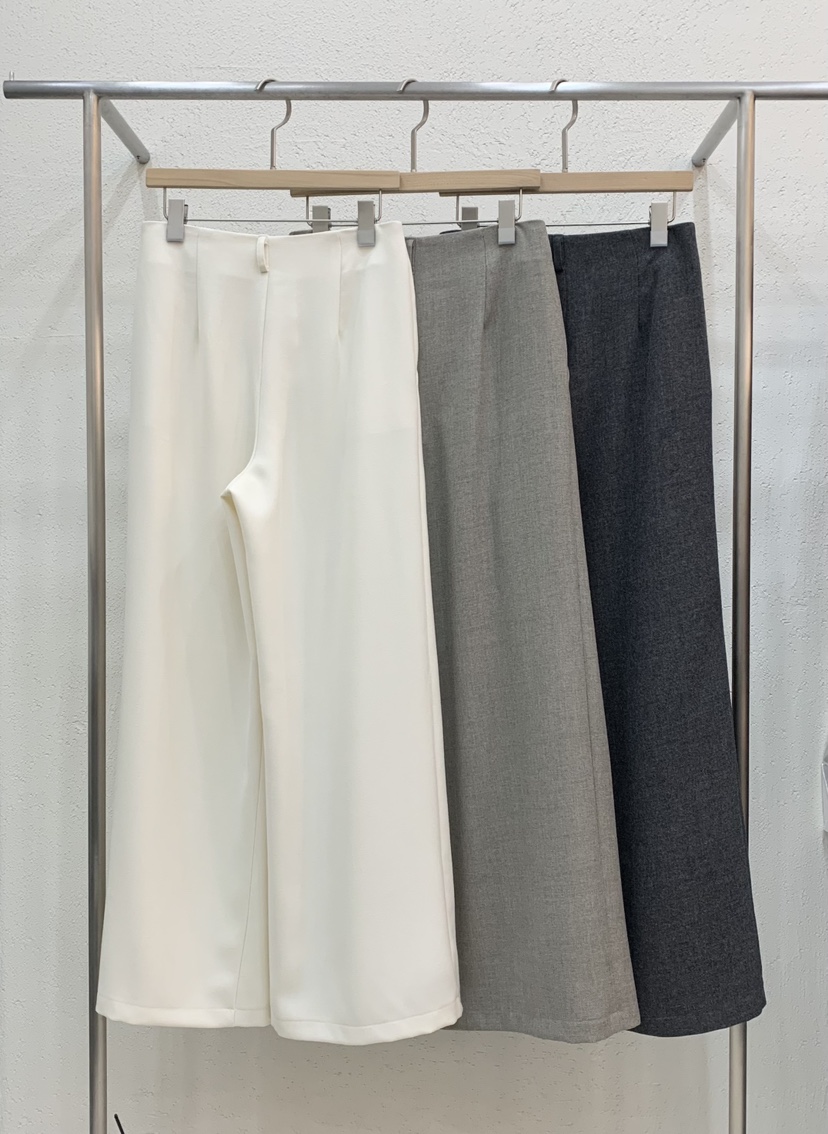 LIGHT AND SALT㊣東大門代購女士新品推薦休閑褲闊腿褲春款LIGHT AND SALT休閑褲