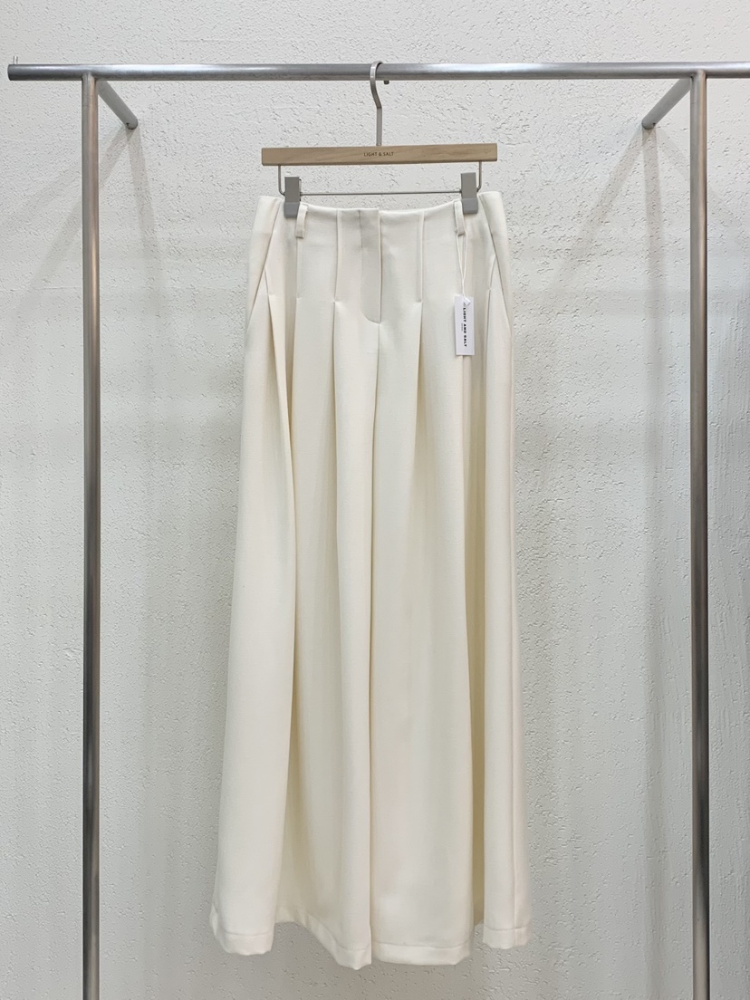 LIGHT AND SALT㊣東大門代購女士新品推薦休閑褲闊腿褲春款LIGHT AND SALT休閑褲圖色1