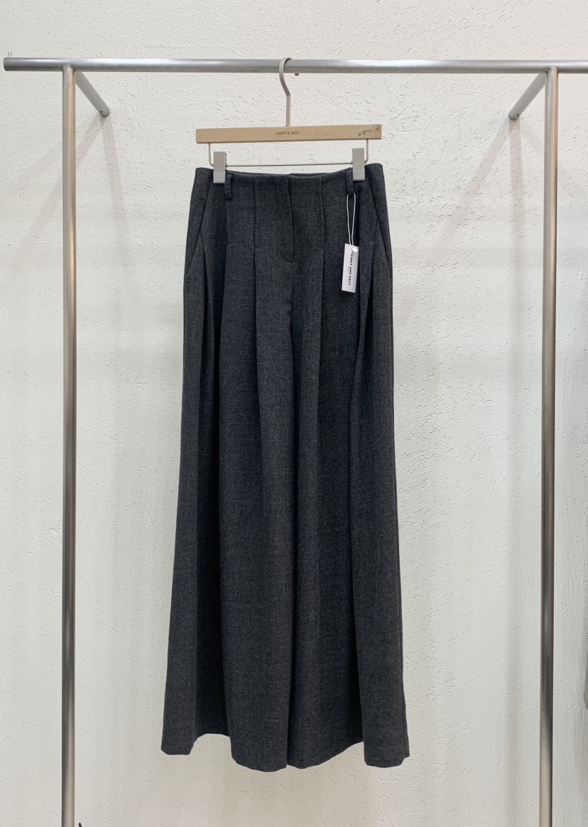 LIGHT AND SALT㊣東大門代購女士新品推薦休閑褲闊腿褲春款LIGHT AND SALT休閑褲圖色3