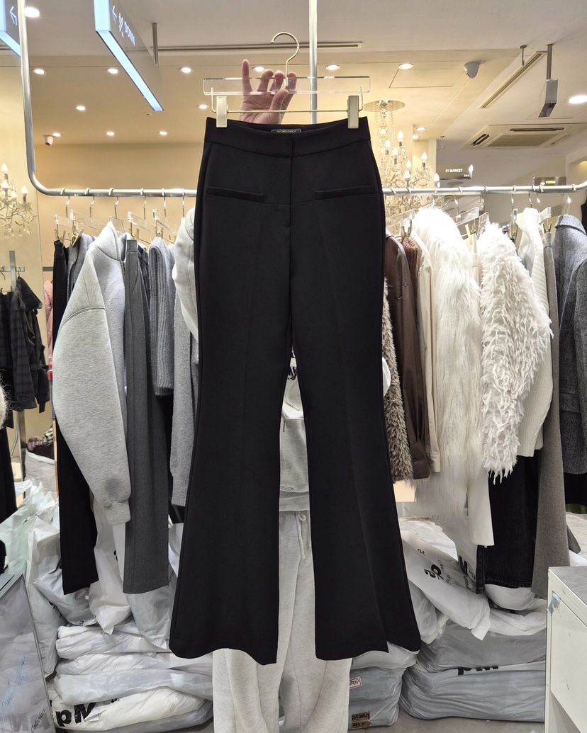 WORK SHOP㊣東大門實拍女士新品熱賣推薦時尚職業休閑褲春款Work_shop休閑褲圖色2