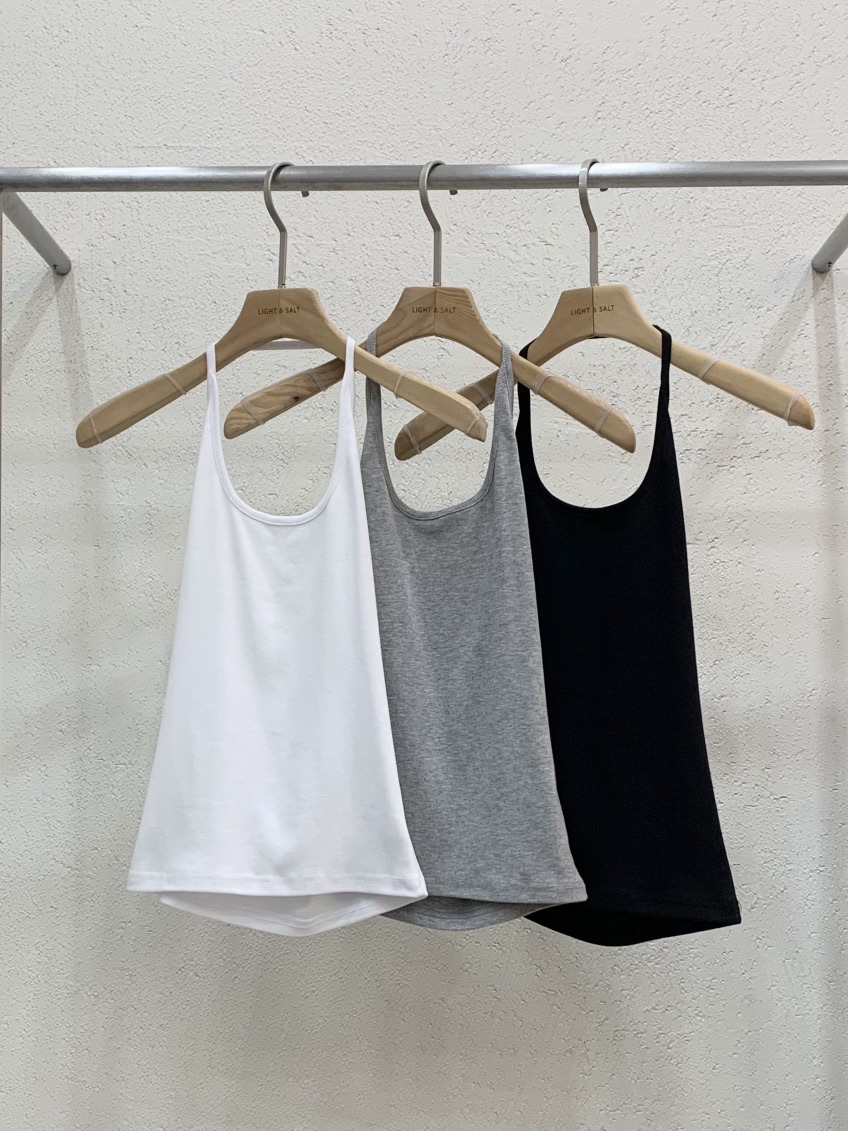 LIGHT AND SALT韓國直郵㊣女裝新品真品推薦吊帶背心春款LIGHT AND SALT吊帶/背心
