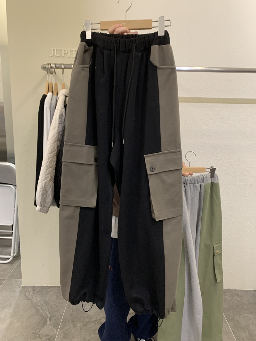 JUPITER東大門直郵㊣女士新品熱賣26春夏休閑休閑褲口袋春款JUPITER休閑褲圖色2