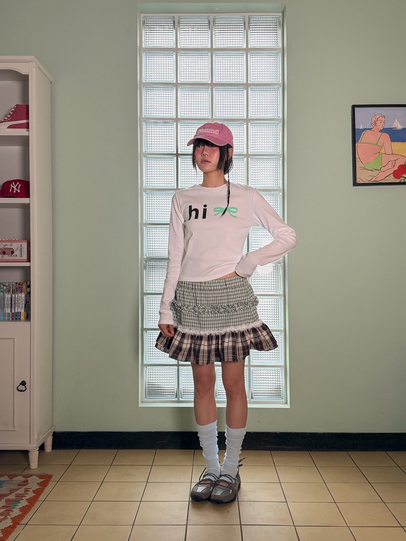 MORE THAN-P韓國直郵㊣女裝新款26春夏人氣時尚長袖T恤春款MORE THAN長袖T恤