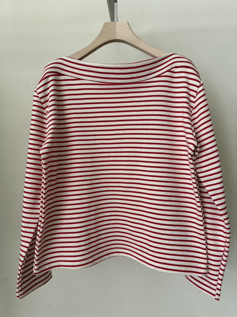 MUSHROOM-A韓國代購㊣女裝新款休閑真品推薦長袖T恤春款船領MUSHROOM長袖T恤圖色1