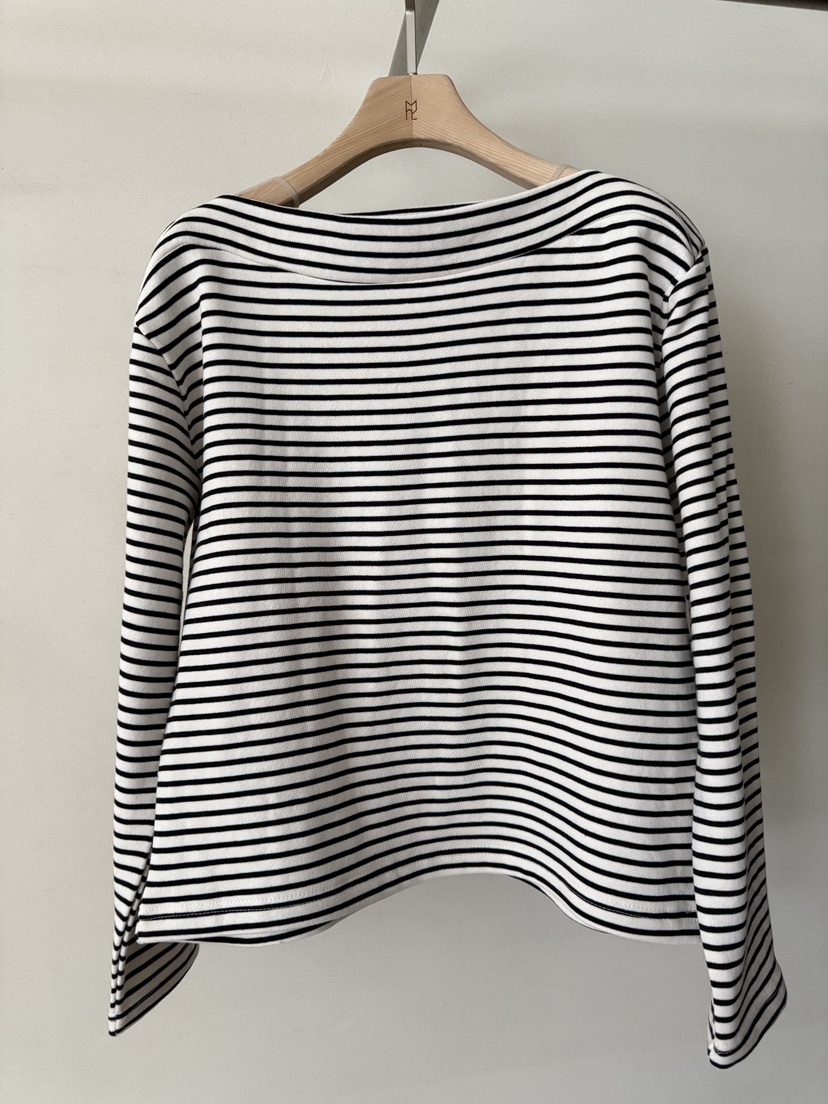 MUSHROOM-A韓國代購㊣女裝新款休閑真品推薦長袖T恤春款船領MUSHROOM長袖T恤圖色2