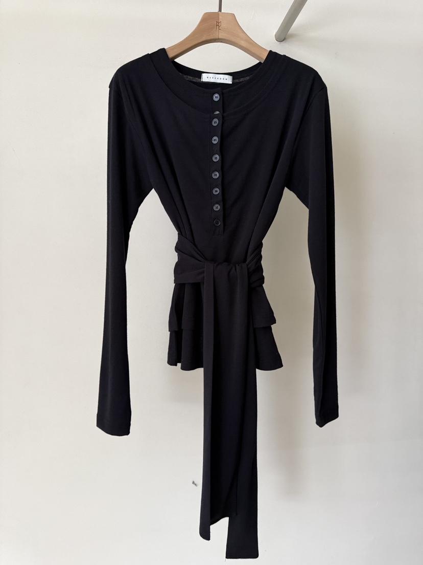 MUSHROOM-A㊣東大門實拍女裝新品推薦26春夏真品長袖T恤春款MUSHROOM長袖T恤圖色2