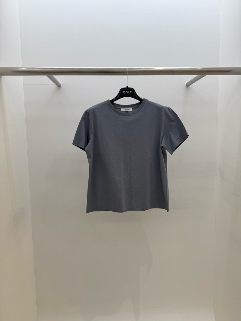 EDIT韓國直郵㊣女士新款時尚人氣休閑推薦職業熱賣真品26春夏T恤EDITT恤圖色2
