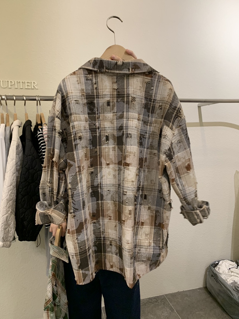 JUPITER㊣東大門實拍女士新品人氣熱賣職業襯衫蕾絲衫春款復古JUPITER襯衫/蕾絲衫