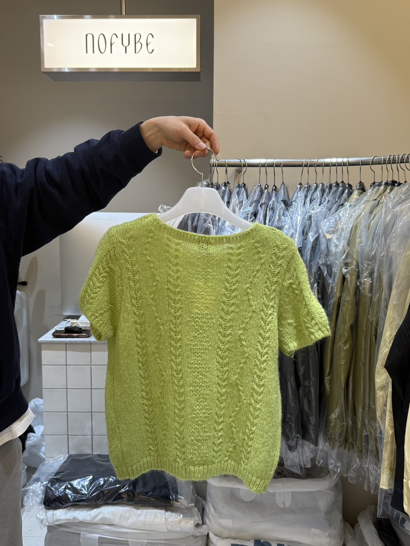 NOFYBE㊣東大門代購女士新品職業真品休閑針織衫馬海毛春款NOFYBE針織衫